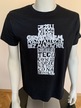 koszulka chrześcijańska z nadrukiem w kształcie krzyża, szukajcie tego co w górze