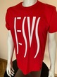 T-shirt christian koszulka chrześcijańska JESVS czerwona