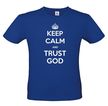koszulka chrześcijańska z nadrukiem KEEP CALM AND TRUST GOD